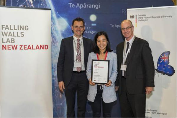 Dr Catherine Tsai achievement at the Falling Walls Lab New Zealand event
